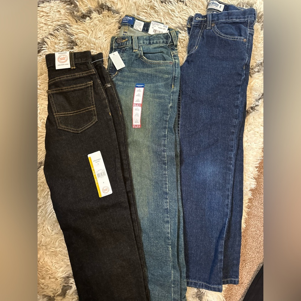 3 pairs of brand new boys jeans with tags